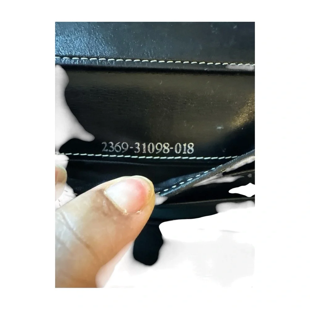 Fendi Black and Brown  Zucca Monogram canvas and leather Wallet - Picture 6 of 10